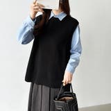 ニットベスト レディース 韓国 | COCOMOMO | 詳細画像6 