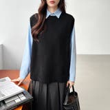 ニットベスト レディース 韓国 | COCOMOMO | 詳細画像7 