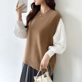 ニットベスト レディース 韓国 | COCOMOMO | 詳細画像14 