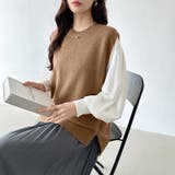 ニットベスト レディース 韓国 | COCOMOMO | 詳細画像18 