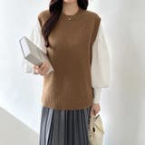 ニットベスト レディース 韓国 | COCOMOMO | 詳細画像19 