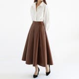 フェイクレザー フレアスカート レザースカート | COCOMOMO | 詳細画像5 