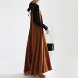 ロングワンピース キャミワンピース 肩紐調節可ワンピース | COCOMOMO | 詳細画像18 