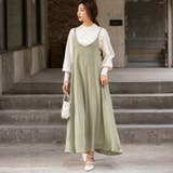 ロングワンピース キャミワンピース 肩紐調節可ワンピース | COCOMOMO | 詳細画像5 
