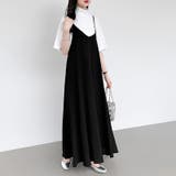 ロングワンピース キャミワンピース 肩紐調節可ワンピース | COCOMOMO | 詳細画像23 