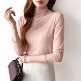 レイヤードにも使いやすい シアートップス ハイネック | COCOMOMO | 詳細画像23 