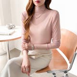 レイヤードにも使いやすい シアートップス ハイネック | COCOMOMO | 詳細画像27 