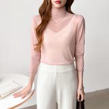 レイヤードにも使いやすい シアートップス ハイネック | COCOMOMO | 詳細画像28 