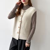 レイヤードにも使いやすい シアートップス ハイネック | COCOMOMO | 詳細画像44 