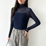 レイヤードにも使いやすい シアートップス ハイネック | COCOMOMO | 詳細画像75 