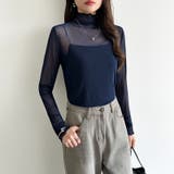 レイヤードにも使いやすい シアートップス ハイネック | COCOMOMO | 詳細画像76 