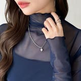 レイヤードにも使いやすい シアートップス ハイネック | COCOMOMO | 詳細画像78 