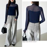 レイヤードにも使いやすい シアートップス ハイネック | COCOMOMO | 詳細画像79 