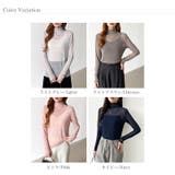 レイヤードにも使いやすい シアートップス ハイネック | COCOMOMO | 詳細画像88 