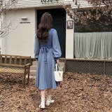 ニットワンピース ロングワンピース プリーツ | COCOMOMO | 詳細画像3