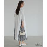 7分袖 Tシャツワンピース ギンガムチェック柄 | COCOMOMO | 詳細画像19 