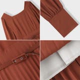 ワンピース ブリーツマキシワンピース 長袖ロングワンピース | COCOMOMO | 詳細画像20 