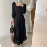 ワンピース ブリーツマキシワンピース 長袖ロングワンピース | COCOMOMO | 詳細画像8 