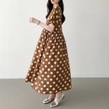 ドットワンピース 水玉マキシワンピース 夏ワンピース | COCOMOMO | 詳細画像4 