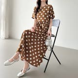 ドットワンピース 水玉マキシワンピース 夏ワンピース | COCOMOMO | 詳細画像7 