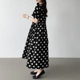 ドットワンピース 水玉マキシワンピース 夏ワンピース | COCOMOMO | 詳細画像15 