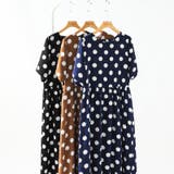 ドットワンピース 水玉マキシワンピース 夏ワンピース | COCOMOMO | 詳細画像21 