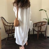 シャツワンピース ロング丈シャツ ワンピース | COCOMOMO | 詳細画像8