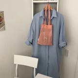 シャツワンピース ロング丈シャツ ワンピース | COCOMOMO | 詳細画像13
