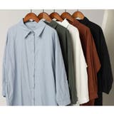 シャツワンピース ロング丈シャツ ワンピース | COCOMOMO | 詳細画像14