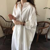シャツワンピース ロング丈シャツ ワンピース | COCOMOMO | 詳細画像5