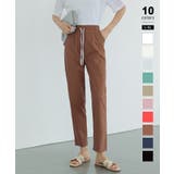 レンガ赤 | レディースカラーパンツ パンツ ロングパンツ | COCOMOMO