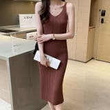 ロング丈キャミワンピ ニットワンピース キャミワンピース | COCOMOMO | 詳細画像11