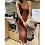ロング丈キャミワンピ ニットワンピース キャミワンピース | COCOMOMO | 詳細画像12