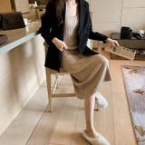 ロング丈キャミワンピ ニットワンピース キャミワンピース | COCOMOMO | 詳細画像3