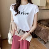ロゴtシャツ フレンチスリーブ ロゴ | COCOMOMO | 詳細画像14 