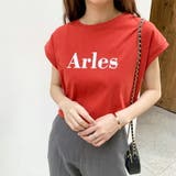 ロゴtシャツ フレンチスリーブ ロゴ | COCOMOMO | 詳細画像4 