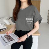 バックプリント 半袖 Tシャツ | COCOMOMO | 詳細画像6 