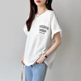 バックプリント 半袖 Tシャツ | COCOMOMO | 詳細画像13 