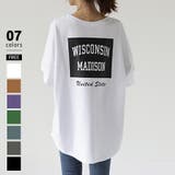 ホワイト | バックプリント 半袖 Tシャツ | COCOMOMO