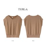 【選べる2タイプ】 フレンチスリーブTシャツ Tシャツ | COCOMOMO | 詳細画像17 