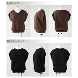 【選べる2タイプ】 フレンチスリーブTシャツ Tシャツ | COCOMOMO | 詳細画像2 