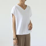 【選べる2タイプ】 フレンチスリーブTシャツ Tシャツ | COCOMOMO | 詳細画像4 