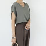 【選べる2タイプ】 フレンチスリーブTシャツ Tシャツ | COCOMOMO | 詳細画像6 