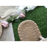 クロスデザイン フラットサンダル リネンライク | COCOMOMO | 詳細画像14 