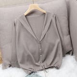 シアーカーディガン サマーカーディガン フード付き | COCOMOMO | 詳細画像10