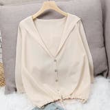 シアーカーディガン サマーカーディガン フード付き | COCOMOMO | 詳細画像6