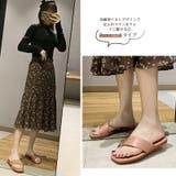 ぺたんこサンダル ローヒールトングサンダル サンダル | COCOMOMO | 詳細画像6 