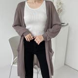 レディースカーディガン シアーカーディガン ロングカーディガン | COCOMOMO | 詳細画像15 