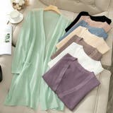 レディースカーディガン シアーカーディガン ロングカーディガン | COCOMOMO | 詳細画像2 