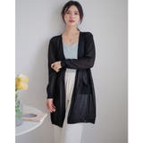 レディースカーディガン シアーカーディガン ロングカーディガン | COCOMOMO | 詳細画像7 